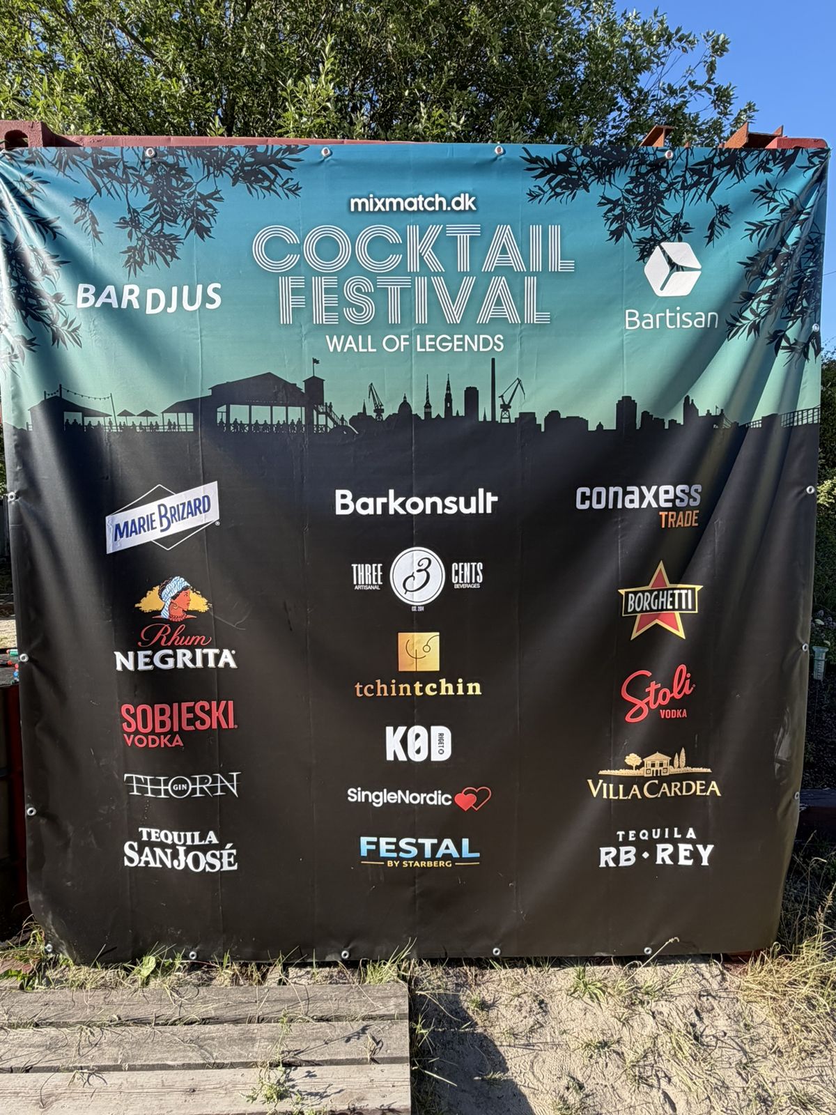 Wall of Legends sponsorvæg